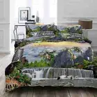 Fall Crane Pool 3D Printing Duvet Quilt Doona Covers Pillow Case Bedding Sets