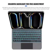 Magic Keyboard Case for iPad Pro/Air 10.9/11/12.9 – Backlit, Touchpad