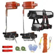 Tree Climbing Spikes for Tree Work, Tree Climbing Gear Non-Slip Thickened Ped...