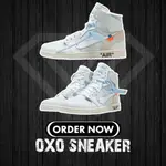 純原 AIR JORDAN 1 AJ1 OFF-WHITE OW 純白 簡約百搭 耐磨 籃球鞋 AQ0818-100