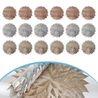 Chiba Flower Insulated Meal Mats 6PCS Table Mats for Hotels and Family Dining
