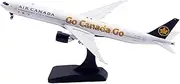 Pre-Built Model Aircraft Die-cast Model Plane 1:400 for Canada Air B777-300ER C-FITW GO Canada GO Aircraft Aircraft Scale Airplanes Miniature Airplane Model