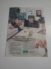 Sansui Electronics Corporation 1982 Print Ad 8x11 Great To Frame Vintage