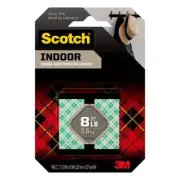 Scotch Double Sided Mounting Tape 0.5" Strong Permanent Bond for DIY Projects