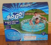 NEW Rainbow Splash Kids Inflatable Play Swimming Pool Outdoor Bestway 59"x21"