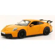 New Bburago 1/24 Porsche 911 (992) GT3 2021 Orange Finished Diecast Minicar BUR2