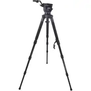 New Cartoni Focus 12 Fluid Head with Stabilo Tripod Legs (100mm), MFR #KF12-3CS