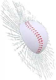 Car Window Decal - Funny Sticker | 3D Prank Tricky Broken Glass Sticker | Car Window Ball Hits Adhesive Funny Car Stickers | Broken Glass Sticker | Funny Window Decal