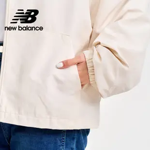 【New Balance】 NB 拉鍊風衣外套_女性_杏色_WJ41500LIN