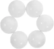 LIGIGWASH Led Bulb Covers Round Light Diffuser Anti Fog Covers Ball Shaped Lampshades Pc Material 6 Pack for Light Distribution