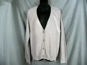 Ann Taylor Loft Womens Sz L Sweater Light Lavender Button-Up Cardigan NWT