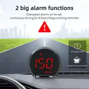 Digital Head Up Display Car GPS Speedometer MPH&KMH HUD Overspeed Alarm Compass (for: Porsche)