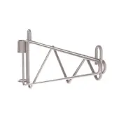 Metro 1WS18K4 Super Erecta Post-Type Wall Mount Single Shelf Support for 18" Wi