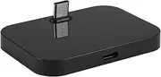 MEOXPAZ Mobile Phone Desktop Type-C Charger Stand Holder Cellphone USB-C Charging Docking Station Black