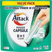 Biozet Attack Power Laundry Capsules 8 In 1 Clean 50 pack