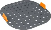 Bakemaster Silicone Square Air Fryer Liner, 21 x 21cm, Grey