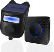 Solar Driveway Alarm Wireless Driveway Motion Sensor with 600 Feet Range