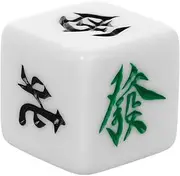 Totority Mahjong Direction Dice Portable Plastic Game Props for Board Games and Versatile Dice for Parties Ktv Home Use Wind Indicator for Mahjong Play