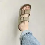 BIRKENSTOCK 真皮復古勃肯增高鞋墊拖鞋女式沙灘 BOKEN 拖鞋