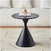 Small Coffee Table Set of 2, Side Table Nesting Tables Round End Table Center Accent Table Sofa & Console Table Pedestal Tables(Black 2,C)