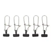 20X Fishing Sinker Plastic Slip Clips Head Swivel With Hook Snap Slide Swivel.JL