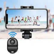 Bluetooth 5.0 Remote Shutter for iPhone Android Camera Wireless Remote Control Selfie Button for iPad iPod Tablet HD Selfie Clicker for Photos Videos