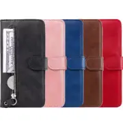 Zipper Cover For Samsung Galaxy A73 A54 A53 A33 A15 A14 A13 Leather Wallet Case