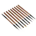 9pcs Nail Art Brushes Set UV Gel Brush Gel Tips Builder Nail Design Painting XXL