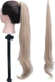Hair Extension Pony Tail Flexible Pretty Hair Ponytails Hairpieces Wig (Honey Bl