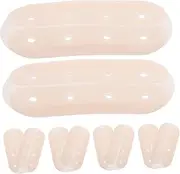 [Ipetboom] 5 Pairs Non-slip Shoulder Pads Comfortable Bra Strap Holders Silicone Gel Pads for Shoulder Pressure Relief Bra Strap Protectors for Women
