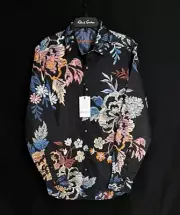 Robert Graham PLUTO Embroidered Floral Masterpiece! Medium $348 NWT M