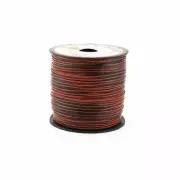 Black & Red Combo Plastic Craft Lace Lanyard Gimp String Bulk 100 Yard Roll
