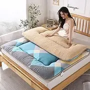 Lambswool Futon Mattress 100x200 160x200 Futon Mattress Futon Bed 140x200 Futon Mattress Guest Mattress Foldable 140x200 Japanese Floor Mattress