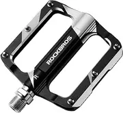 [ROCKBROS] Mountain Bike Pedals Flat Bicycle MTB Pedals 9/16 Lightweight Road Bike Pedals Carbon Fiber Sealed Bearing Flat Pedals