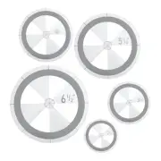 5Pcs Circle Ruler Quilting Template Set, Circle Templates for Quilting5150