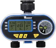 Sprinkler Timer,Outdoor Water Timer for Garden Hose, Programmable with Rain Dela Garden Electronic Irrigation Controller System Color Blue