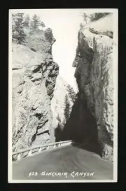 Sinclair Canyon Sinclair canyon Radium Hot Springs area British- Old Photo