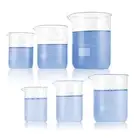 6 Pack Glass Lab Pyrex Beaker Set Measuring Cup Thick 25/50/100/250/500/1000ml