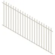 ProtectorAl 1201-2400 x 1200W x 1200H Surfmist Radiator Pool Fence Panel Raked 16-30º