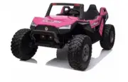 24V Beach Dune Buggy Clash 4WD Electric Ride On Toy for Kids - Pink