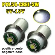 2X Maglite LED Bulb 5V-18V PR2 PR3 6000K for Magnum Star Torch FLAHSLIGHT