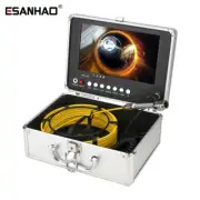 17mm Drain Sewer Pipe Inspection Camera DVR 16GB Video Endoscope 9" Monitor 20M