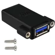 USB Female to Female Panel Mount Connectors For Versatile USB Device Pairing