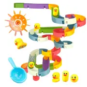 Baby Bath Toys DIY Race Run Assembling Track Bathroom Kids Stacking Cups Toy