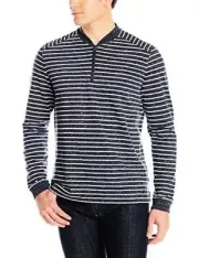 Nautica New Men's Sportswear Stripe Quarter-Zip Pullover Sweater