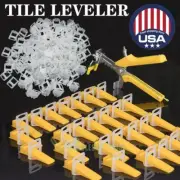 600pcs Tile Leveling System Kit 1/16" Reusable Floor Wall Tiles Leveler Spacers