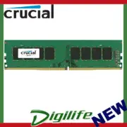 Crucial 8GB (1x8GB) DDR4 2400MHz UDIMM CL17 Single Ranked CT8G4DFS824A