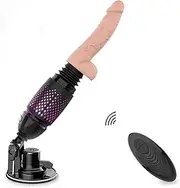 Realistic Thrusting Dildo Remote Control Sex Machine G spot Vibrator with Suction Cup for Hands-Free, Rechargeable Heating Automatic Sex Machine with 7 Vibration Mode Stimulation Women Adult Sex Toy