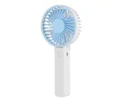 F38 1200 MAh Blue Usb Handheld Folding Mini Fan Desktop Desktop Small Appliances Portable Rechargeable Cooling Outdoor