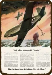 1943 A-36 APACHE DIVE BOMBER NORTH AMERICAN AVIATION Airplane DECORATIVE METAL S